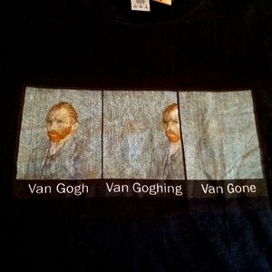 NWOT Van Gogh Goghing Gone Tee